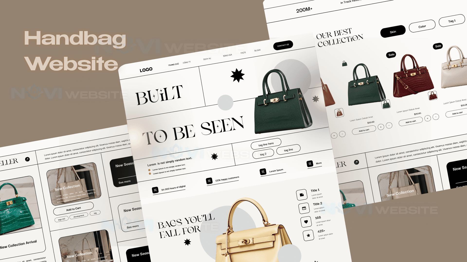 Website Thời Trang Túi Xách Cao Cấp BUILT