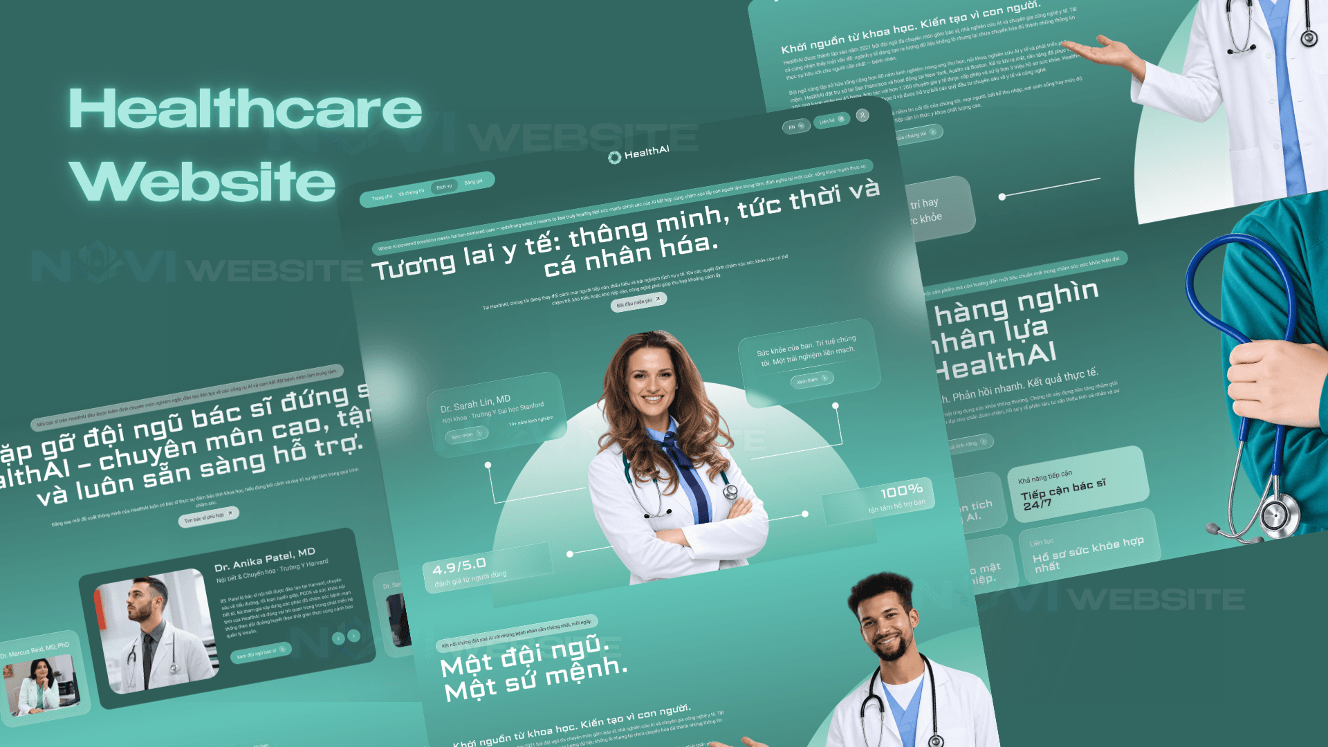 Website Nền Tảng Chăm Sóc Sức Khỏe Thông Minh HealthAI