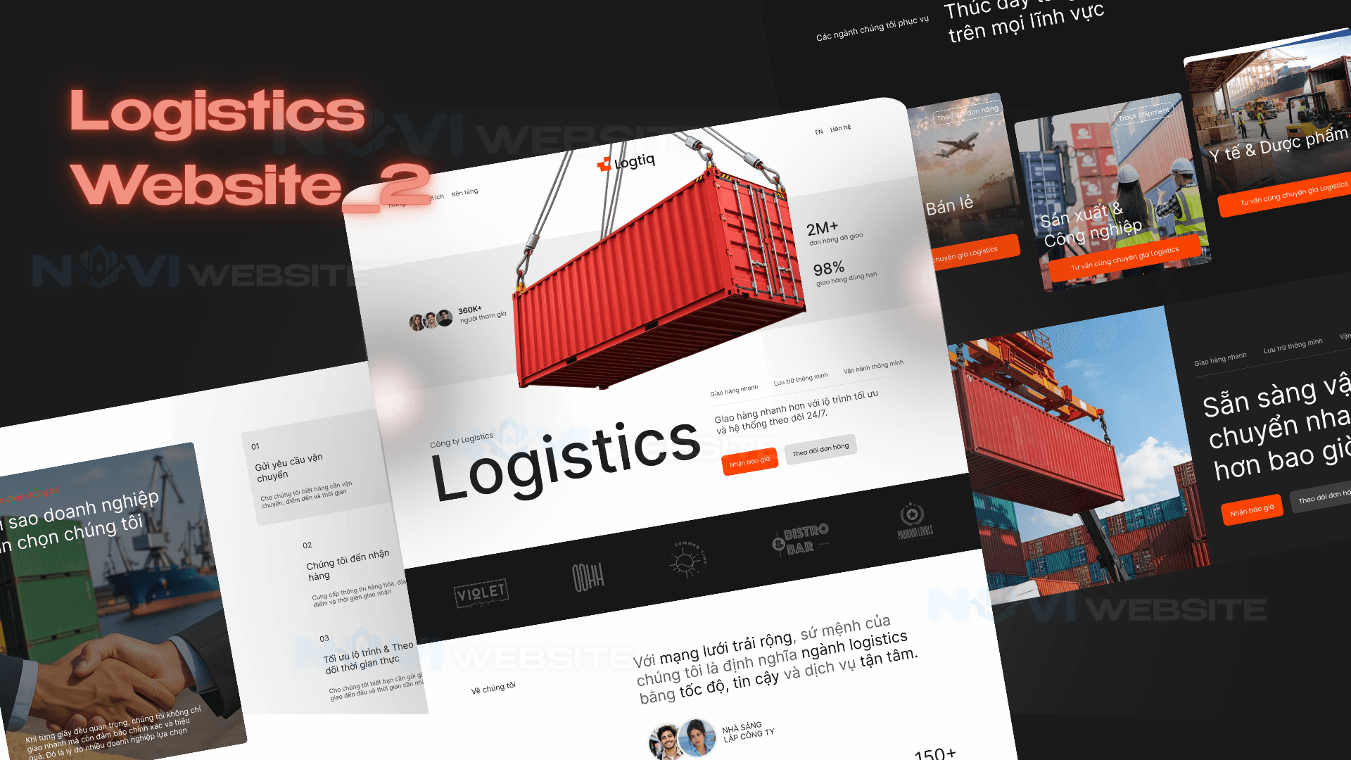 Website Nền Tảng Logistics & Quản Lý Vận Chuyển