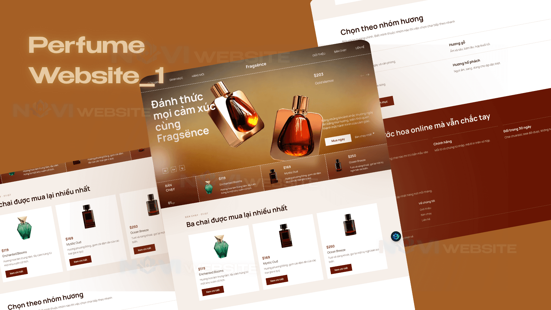 Website Thương Mại Điện Tử Nước Hoa