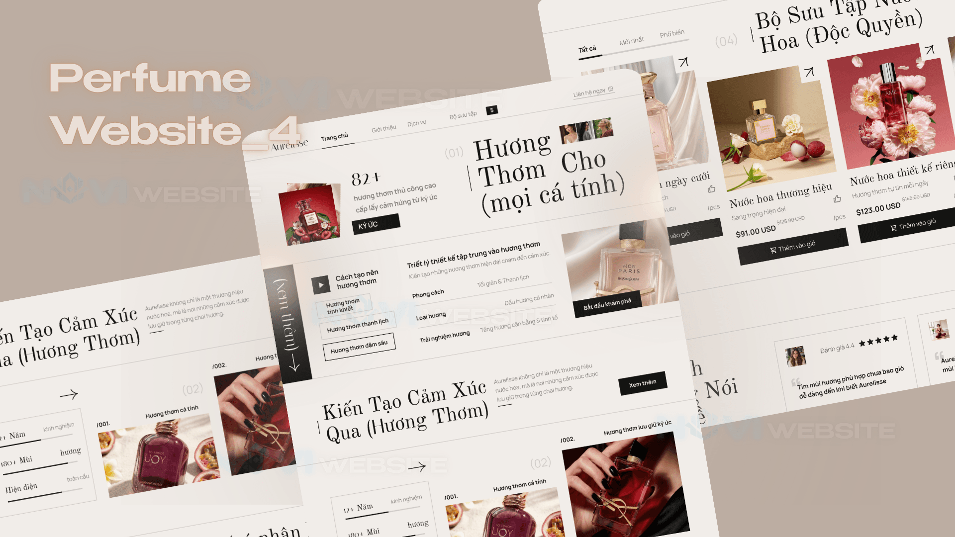 Website Thương Hiệu Nước Hoa Cao Cấp