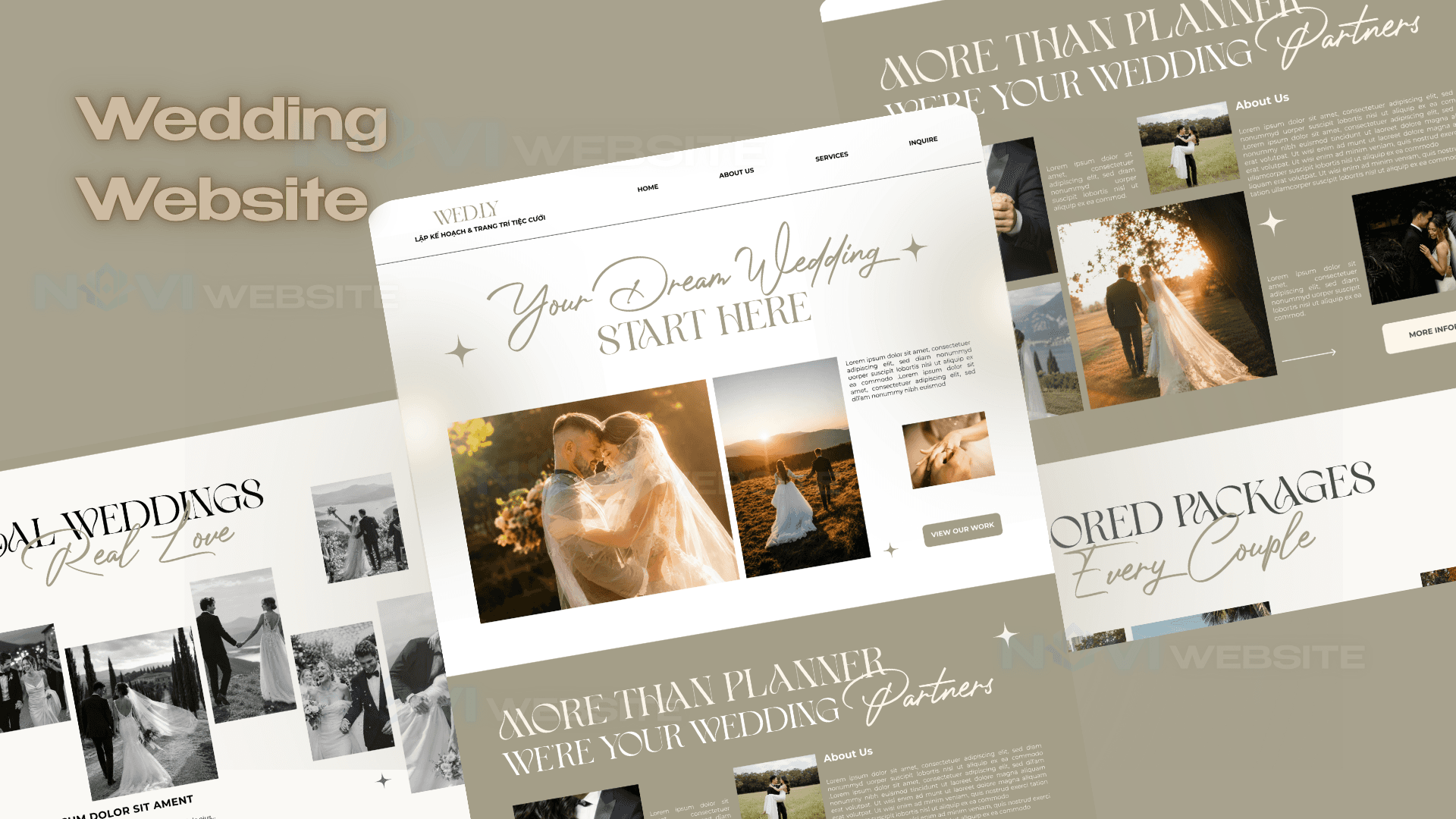 Website Dịch Vụ Lập Kế Hoạch & Trang Trí Tiệc Cưới