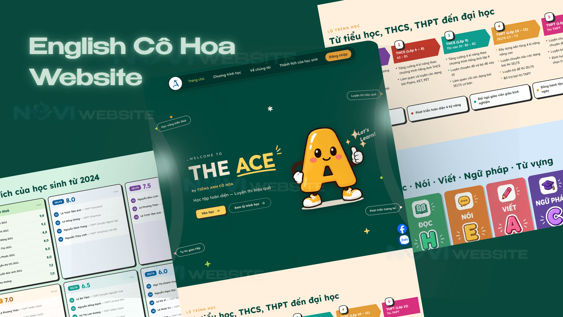 Website Nền Tảng Học & Luyện Thi Tiếng Anh THE ACE