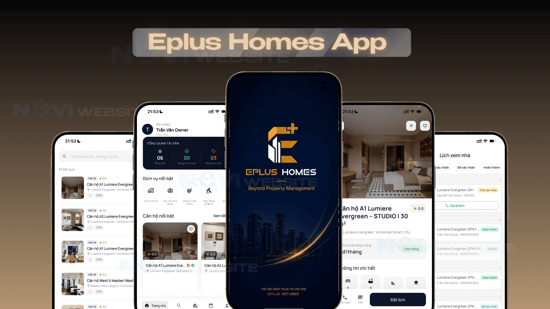Ứng Dụng Quản Lý & Cho Thuê Bất Động Sản EPLUS HOMES