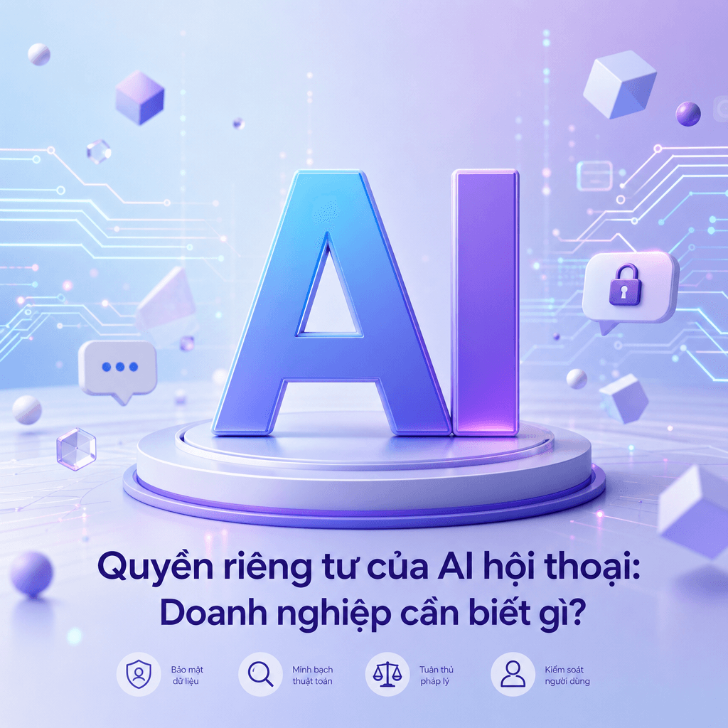 Quyền riêng tư của AI hội thoại: Doanh nghiệp cần biết gì?