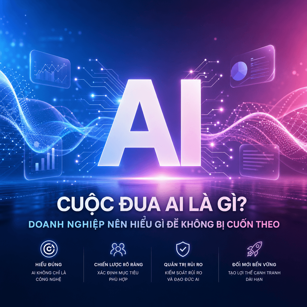 Cuộc đua AI là gì? Doanh nghiệp nên hiểu gì để không bị cuốn theo