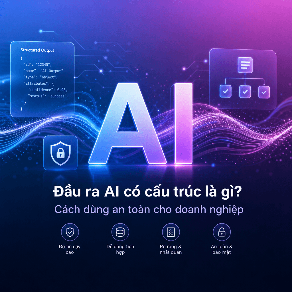 Đầu ra AI có cấu trúc là gì? Cách dùng an toàn cho doanh nghiệp