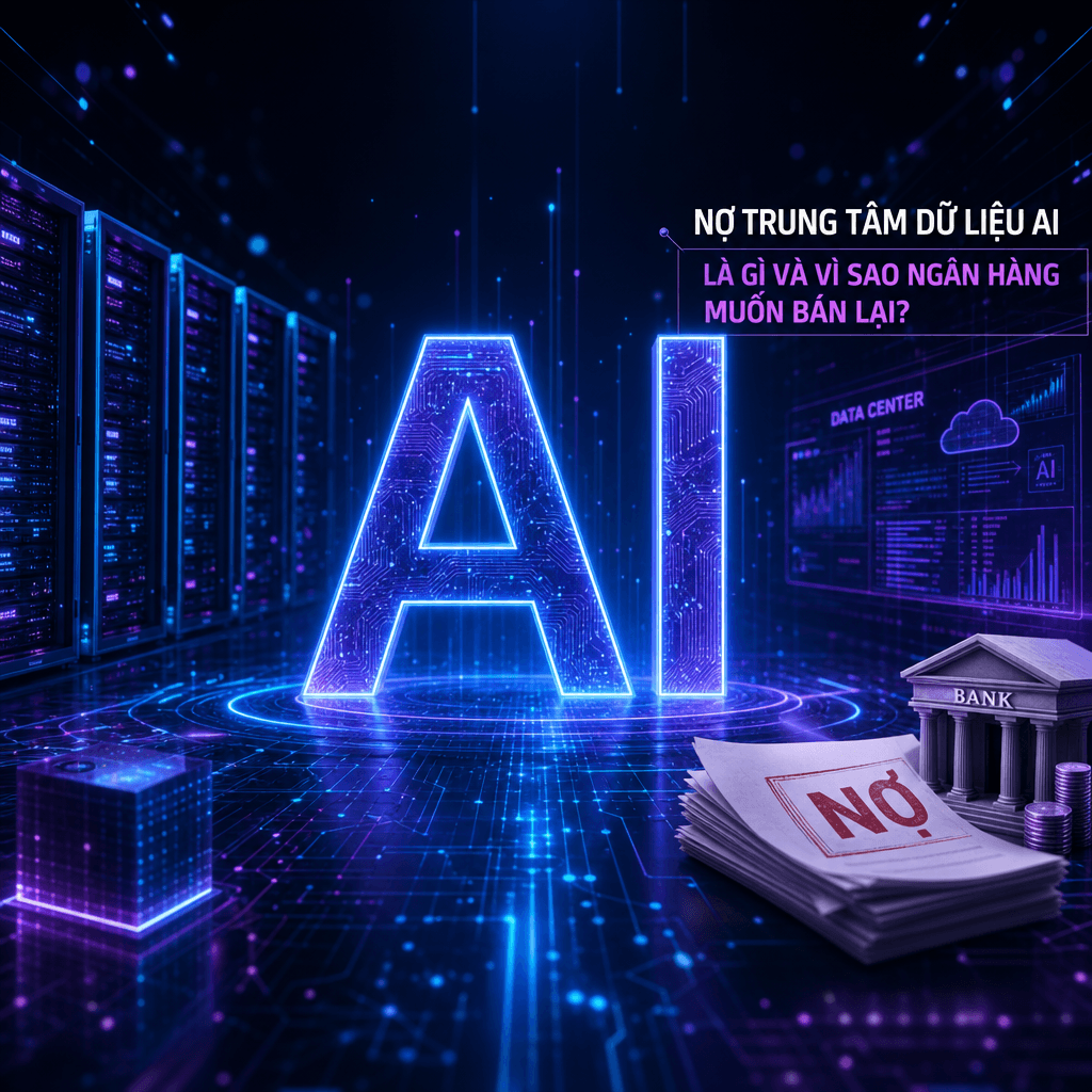 Nợ trung tâm dữ liệu AI là gì và vì sao ngân hàng muốn bán lại?