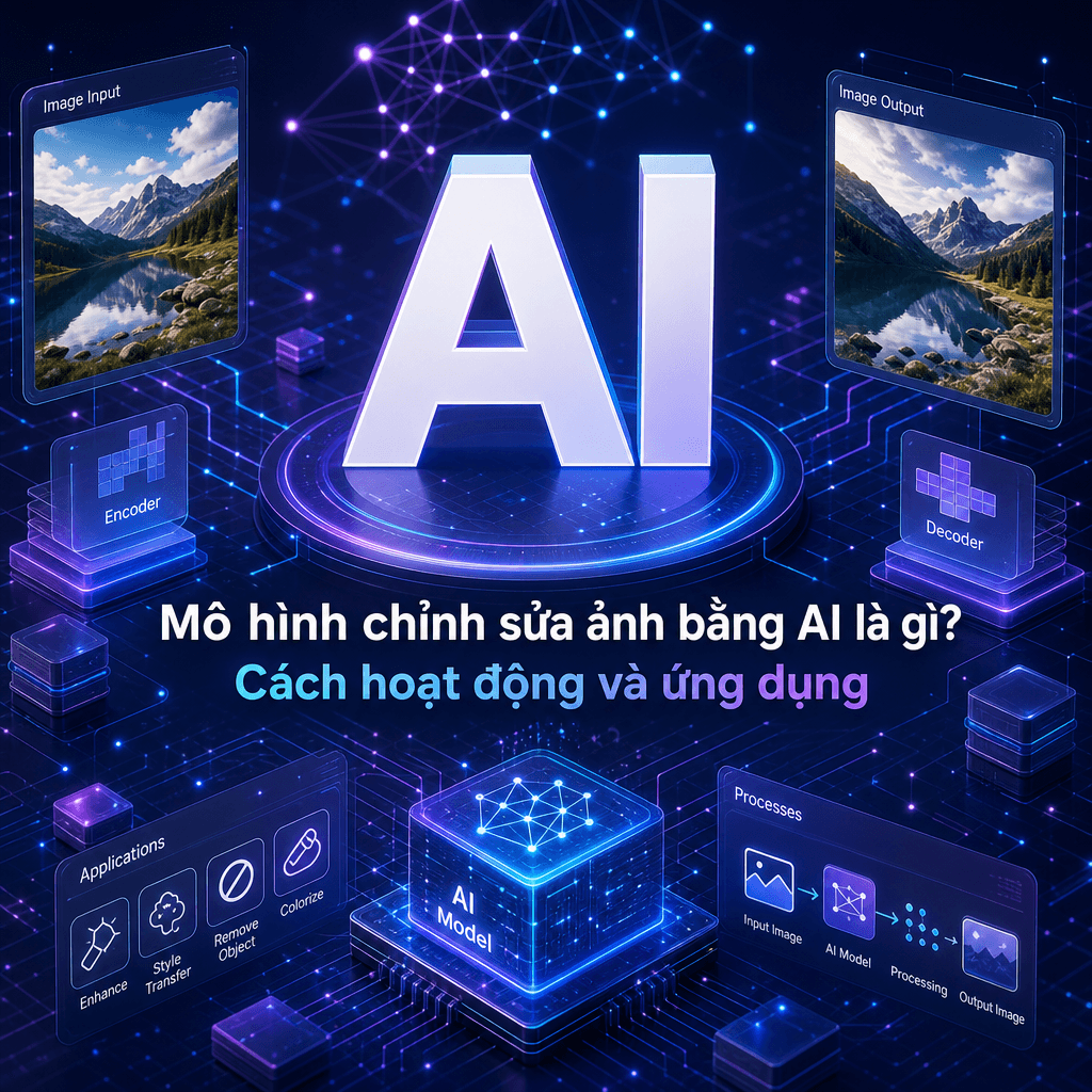 Mô hình chỉnh sửa ảnh bằng AI là gì? Cách hoạt động và ứng dụng